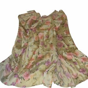 Victoria's Secret Silk Nightgown Floral Size M